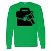 Heavy Cotton 100% Cotton Long Sleeve T Shirt Thumbnail