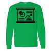 Heavy Cotton 100% Cotton Long Sleeve T Shirt Thumbnail