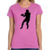 Ladies Heavy Cotton 100% Cotton T Shirt Thumbnail