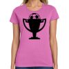 Ladies Heavy Cotton 100% Cotton T Shirt Thumbnail