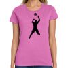 Ladies Heavy Cotton 100% Cotton T Shirt Thumbnail