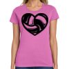 Ladies Heavy Cotton 100% Cotton T Shirt Thumbnail