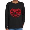 Youth Heavy Cotton 100% Cotton Long Sleeve T Shirt Thumbnail