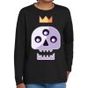 Youth Heavy Cotton 100% Cotton Long Sleeve T Shirt Thumbnail