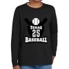 Youth Heavy Cotton 100% Cotton Long Sleeve T Shirt Thumbnail