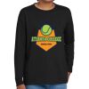 Youth Heavy Cotton 100% Cotton Long Sleeve T Shirt Thumbnail