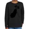 Youth Heavy Cotton 100% Cotton Long Sleeve T Shirt Thumbnail