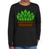 Youth Heavy Cotton 100% Cotton Long Sleeve T Shirt Thumbnail