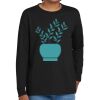 Youth Heavy Cotton 100% Cotton Long Sleeve T Shirt Thumbnail